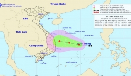 Dự báo thời tiết 10/10: Áp thấp mạnh lên thành áp thấp nhiệt đới 