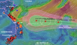 Tin bão khẩn cấp, bão số 8 giật cấp 11 di chuyển nhanh hướng thẳng vào đất liền miền Trung