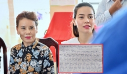 Mẹ con Hồ Ngọc Hà nhận thư tay từ em học sinh mồ côi, nội dung đầy ngỡ ngàng