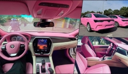 VinFast Lux A2.0 của tỷ phú Phạm Nhật Vượng đẹp tựa hoa khôi khi thay màu áo mới