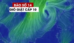 Tin bão khẩn cấp, cơn bão số 14 giật cấp 10 trên biển Đông