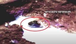 'Thợ săn' UFO phát hiện đĩa bay người ngoài hành tinh sau lớp băng tan tại Nam Cực 