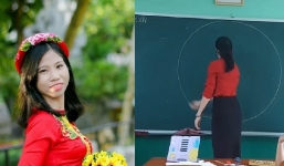 Tìm được info cô giáo dùng tay không vẽ hình tròn hot nhất MXH, nhan sắc gây ngỡ ngàng