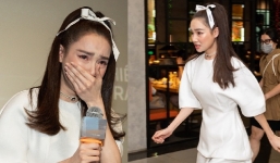 Đến họp báo muộn 2 tiếng đồng hồ, Nhã Phương khóc nức nở xin lỗi mọi người