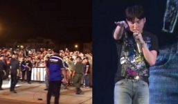 Giữa cơn cuồng nộ 'trà xanh', rộ clip Sơn Tùng M-TP bị đám đông bao bây ném đồ vào mặt