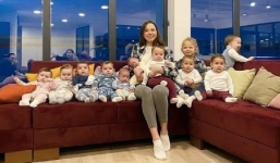 Lấy chồng đại gia U60 bà mẹ 23 tuổi có 11 con, đặt mục tiêu sinh 100 đứa trẻ