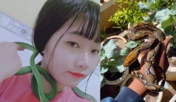 Gái xinh có sở thích nuôi rắn làm vật cưng, bộ sưu tập lên tới cả chục loại