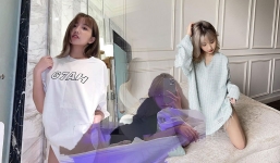 Tiktoker Khánh Huyền lại khoe ảnh trên giường, cái tay hư khó lòng tha thứ