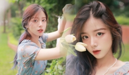 Chỉ đứng phơi đồ, hot girl đẹp nhất ĐH Kinh tế Quốc dân cũng đủ làm dân tình xao xuyến