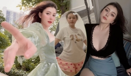 'Bông hồng lai' Sunna 'thả rông' nhan sắc, vẻ đẹp ở nhà khác xa ảnh mạng