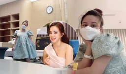 Tạm gác 'chiến tranh' mạng, Vy Oanh gây giật mình với nhan sắc đi đẻ