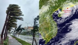 Bão số 3 xượt qua Quảng Ninh trước khi đánh võng quay đầu, cường độ giật cấp 11