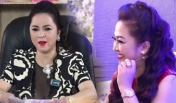 Bà Phương Hằng bất ngờ biến sắc mặt khi bị một người tiếp cận cưỡng hôn