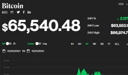 Giá bitcoin hôm nay 21/10: Lập đỉnh hơn 66.000 USD, thị trường sôi động