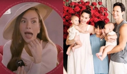 Cặp song sinh vừa tròn 1 tuổi, vợ chồng Hồ Ngọc Hà vội thông tin kế hoạch đẻ thêm con