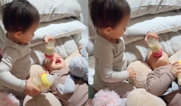 Lisa nhà Hồ Ngọc Hà mới 2 tuổi có hành động ra mặt ‘đàn chị’: Đảm đang, ngoan ngoãn từ bé