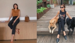 Tăng Thanh Hà lên đồ chuẩn con dâu hào môn: Chiếc quần Jeans tưởng nhàm chán mix với các item làm bao chị em phải mê mẩn 
