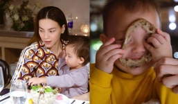 Hồ Ngọc Hà dạy con ngồi bàn tiệc: Lisa ra dáng quý cô, Leon khiến mẹ la ó thể hiện 1 điều khó thấu 
