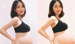 Hòa Minzy lần đầu công khai ảnh ‘bầu bí’, dung mạo về sau càng nhuận sắc nhưng 1 điểm trên cơ thể gây xót xa 