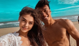 Vợ Tây của Bùi Tiến Dũng có hành động phản cảm, mục đích để đánh dấu chủ quyền