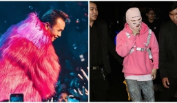 Thời trang đi diễn không giống ai của Binz: Bất ngờ nhất là phong cách trùm kín mặt!