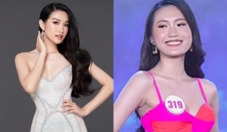 'Bạn gái tin đồn' của Đoàn Văn Hậu gây xôn xao về nhan sắc thật tại Hoa hậu Việt Nam 2020