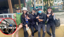 Vợ chồng Trường Giang, Nhã Phương có mặt tại miền Trung, trên đường đi lại gặp hình ảnh ấm lòng này