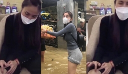 Xót xa trước hình ảnh đôi chân thâm sạm của Thủy Tiên sau chuyến cứu trợ miền Trung