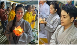 Chuẩn bị phẫu thuật Nhật Kim Anh vẫn đi từ thiện, cùng Đại Nghĩa, TiTi làm lễ cầu siêu cho người tử nạn trong bão lũ