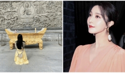 Phạm Băng Băng đăng ảnh đi lễ chùa, cầu công danh và tình duyên thuận lợi trở lại?