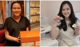 Bà xã Duy Mạnh lộ thân hình phát tướng, khác hẳn ảnh trên mạng sau 3 tháng sinh con