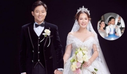 Vợ đại gia của Quý Bình lộ dung mạo thật trong đám cưới khác lạ so với ảnh đã chỉnh sửa