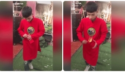 Thực hư về hành động ném bao lì xì 30k sau khi vừa bê tráp heo quay của chàng trai trẻ