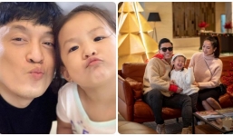 Khoe khoảnh khắc hạnh phúc bên bà xã đáng tuổi cháu, Lam Trường lộ diện mạo 'cực phẩm' của con gái nhỏ