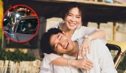 Vợ đại gia của Quý Bình tâm lý hết nấc khi hộ tống chồng đi diễn, công khai thể hiện tình cảm ngọt ngào của cặp vợ chồng son