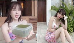 Học Thiều Bảo Trâm cách làm trắng da đơn giản và an toàn tại nhà với trà xanh
