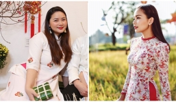 6 năm làm vợ doanh nhân giàu có, 'tình địch' của Ngọc Trinh diện áo dài Tết nhưng chẳng còn quyến rũ như xưa