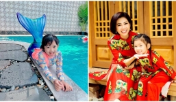 Nụ cười hồn nhiên của con gái cố NS Mai Phương trong cái Tết đầu tiên vắng mẹ