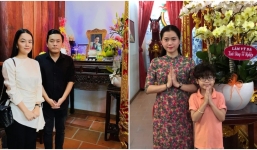 Lâm Vỹ Dạ nghẹn ngào ngày đầu năm tưởng nhớ Chí Tài và thắp hương tổ nghề tại đền thờ 100 tỷ đồng của Hoài Linh