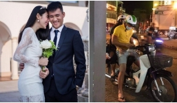 Team qua đường chụp lại khoảnh khắc 'rũ bỏ hào quang' của Thủy Tiên và Công Vinh, vô tình để lộ 'minh chứng tình yêu' gây ngỡ ngàng của cặp đôi Vbiz