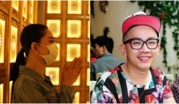 Lâm Khánh Chi mắt đỏ hoe, lặng lẽ đến viếng chuyên gia trang điểm tài năng mà bạc mệnh Phan Minh Lộc