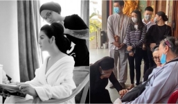 Lý Nhã Kỳ khóc gục bên mẹ già của Phan Minh Lộc, chủ động đưa ra lời đề nghị đầy tình người