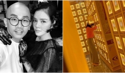 Lần hiếm hoi Lý Nhã Kỳ để lộ sự đau buồn, gục khóc bên di ảnh người em thân thiết quá cố