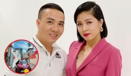 MC Hoàng Linh cùng chồng có hành động gây tranh cãi ngay trước cổng chốn tâm linh