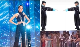 Á hậu Lệ Hằng nhận về rổ 'gạch đá' khi đăng hình mỉa mai hành động giãn cách của dàn Miss Universe