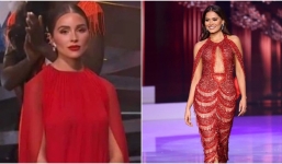 Hoa hậu Hoàn vũ 2012 bất ngờ thành 'thánh meme' thế giới với biểu cảm 'khó ở' sau khi Miss Mexico đăng quang