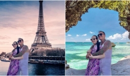 Sự thật đằng sau loạt hình ảnh vòng quanh thế giới giữa mùa dịch của vợ chồng Tuấn Hưng