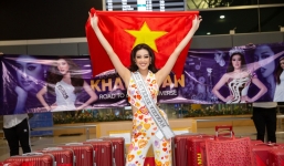 Khánh Vân thể hiện niềm tự hào Việt Nam trước khi lên đường trở về quê nhà sau 1 tháng mắc kẹt ở Mỹ