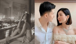 Lệ Quyên lên đồ mỏng manh, tạo dáng hút mắt trong phòng ngủ