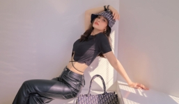 Tạo dáng với loạt tư thế khó, mẹ bỉm Đông Nhi có màn khoe sắc vóc cực gắt khiến dân tình trầm trồ